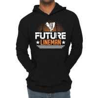 Future Lineman Electrician Lineman Retro Lightweight Hoodie | Artistshot