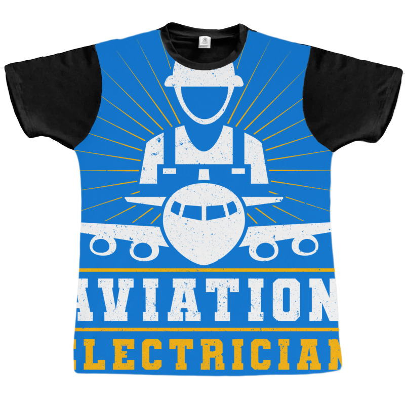 Aviation Electrician Airplane Repair Music Graphic T-shirt | Artistshot