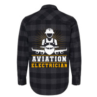 Aviation Electrician Airplane Repair Music Flannel Shirt | Artistshot