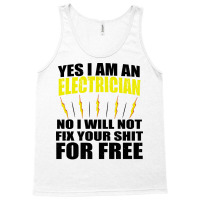 Yes I Am Electrician Nostalgia Tank Top | Artistshot