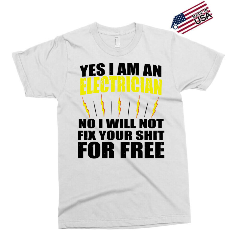 Yes I Am Electrician Nostalgia Exclusive T-shirt | Artistshot