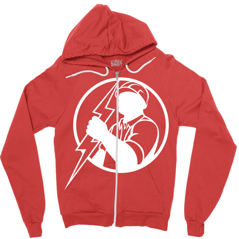 Electrician Music Zipper Hoodie | Artistshot