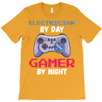 Electrician By Day Gamer By Night Hippie T-shirt | Artistshot