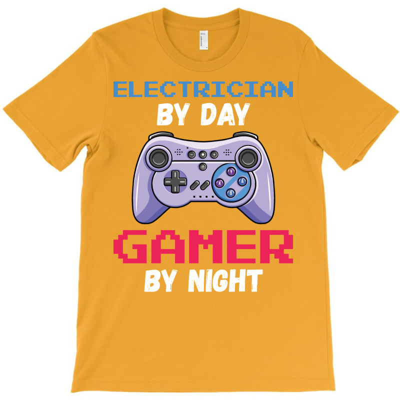 Electrician By Day Gamer By Night Hippie T-shirt | Artistshot