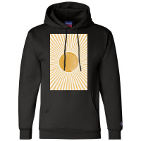 Retro Sun Mid Century Modern Champion Hoodie | Artistshot