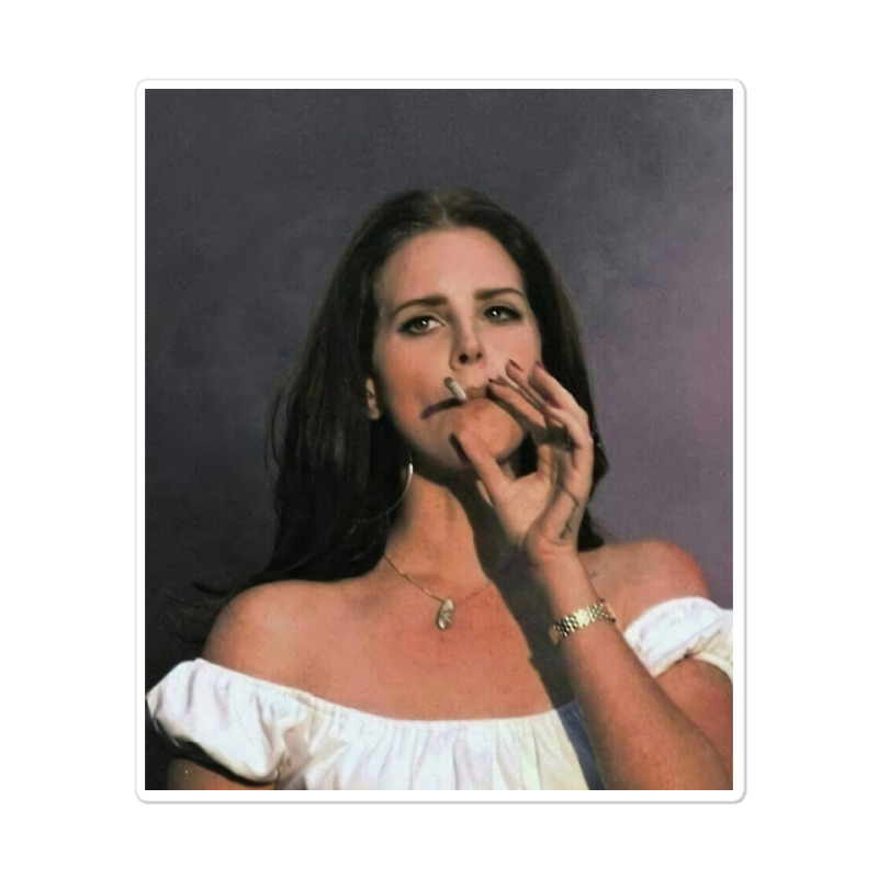 Smoking Girls Lana Vintage Sticker | Artistshot