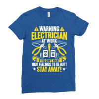 Electrician Lineman Wireman Electronics Technician Ladies Fitted T-shirt | Artistshot