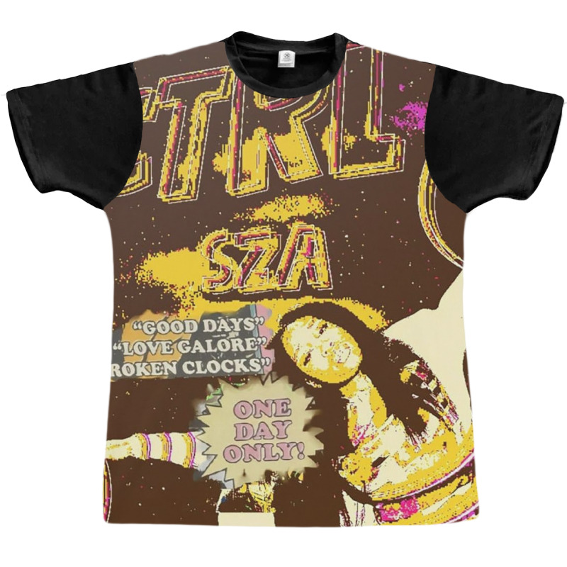 Vintage Aesthetic Album Ctrl Sza Graphic T-shirt | Artistshot