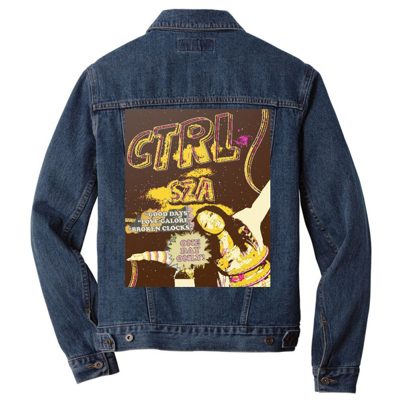 Vintage Aesthetic Album Ctrl Sza Men Denim Jacket | Artistshot