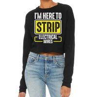 Electrician Lineman Wireman Electronics Technician Cropped Sweater | Artistshot