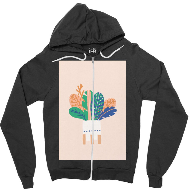 Potted Plant Zipper Hoodie | Artistshot