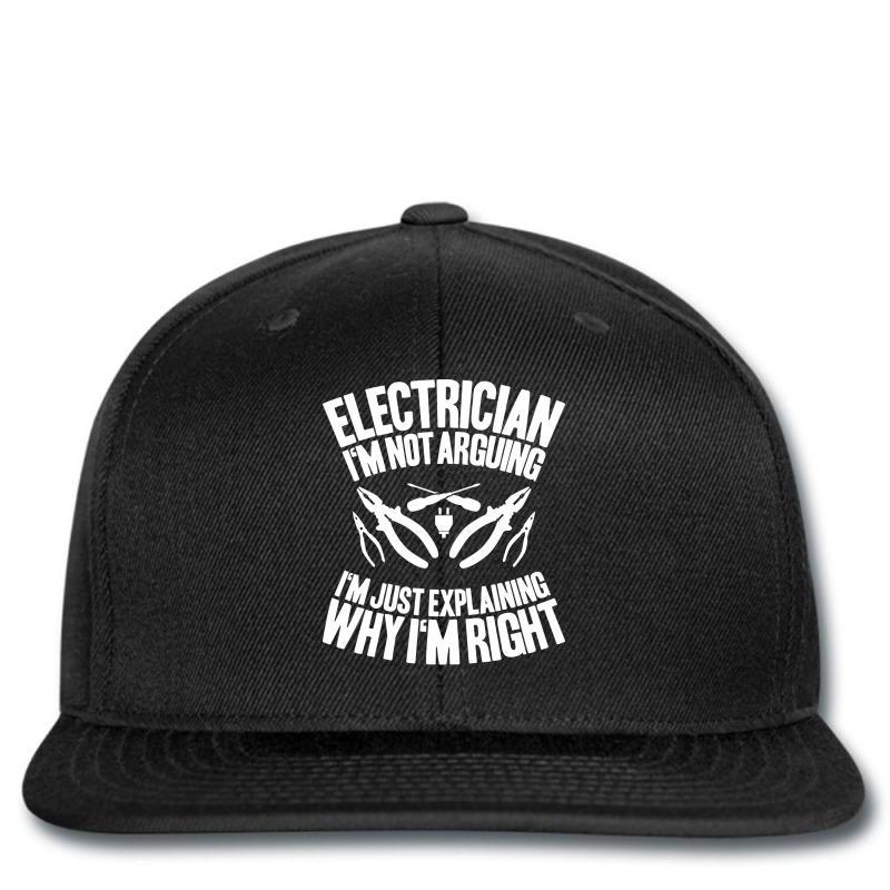 Electrician Lineman Wireman Electronics Technician Printed hat by anwtizahlest | Artistshot