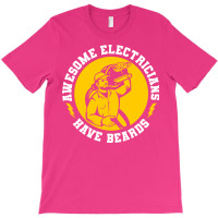 Awesome Electricians Have Beards Electrician Music T-shirt | Artistshot