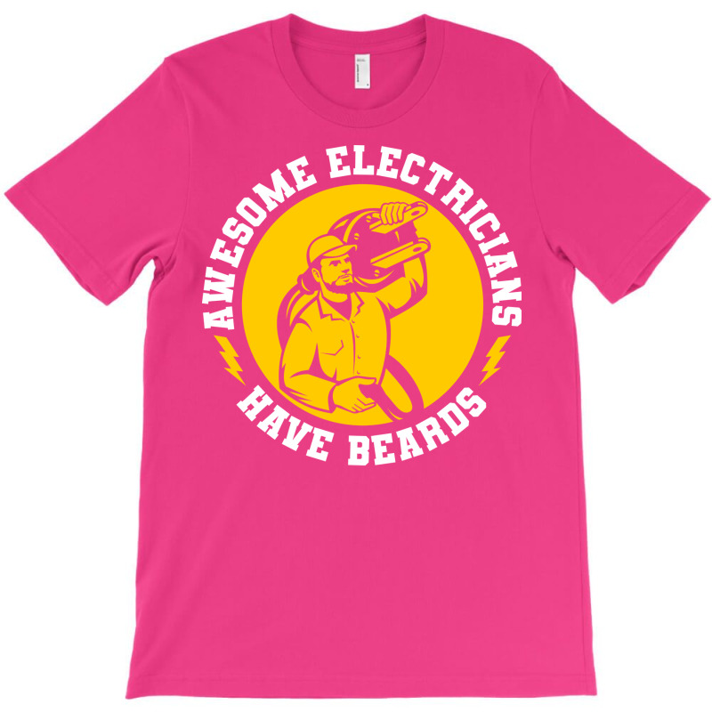 Awesome Electricians Have Beards Electrician Music T-shirt | Artistshot