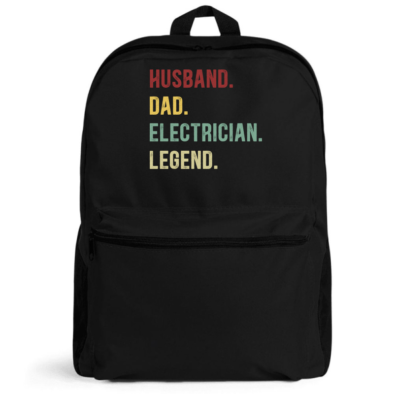 Electrician Funny Vintage Retro  Husband Dad Elect Backpack | Artistshot