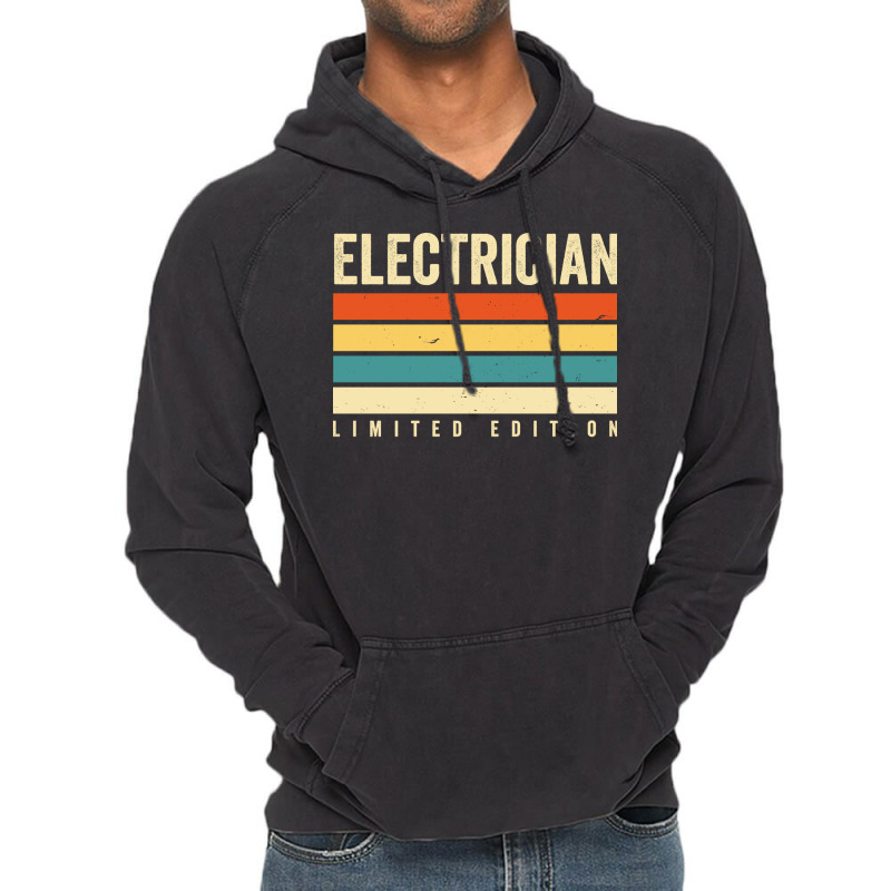 Electrician Limited Edition Funny Vintage Hoodie by grovasejubh | Artistshot