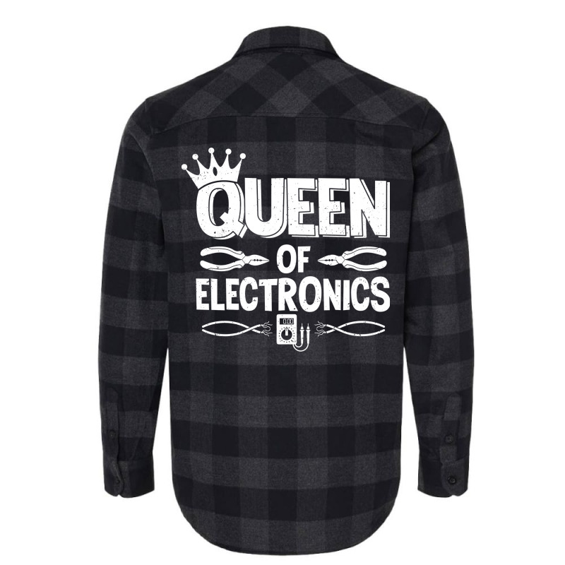 Electrician Lineman Wireman Electronics Technician Flannel Shirt by grovasejubh | Artistshot