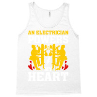 An Electrician Powers My Heart Stars Tank Top | Artistshot