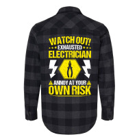 Electrician Lineman Wireman Electronics Technician Flannel Shirt | Artistshot