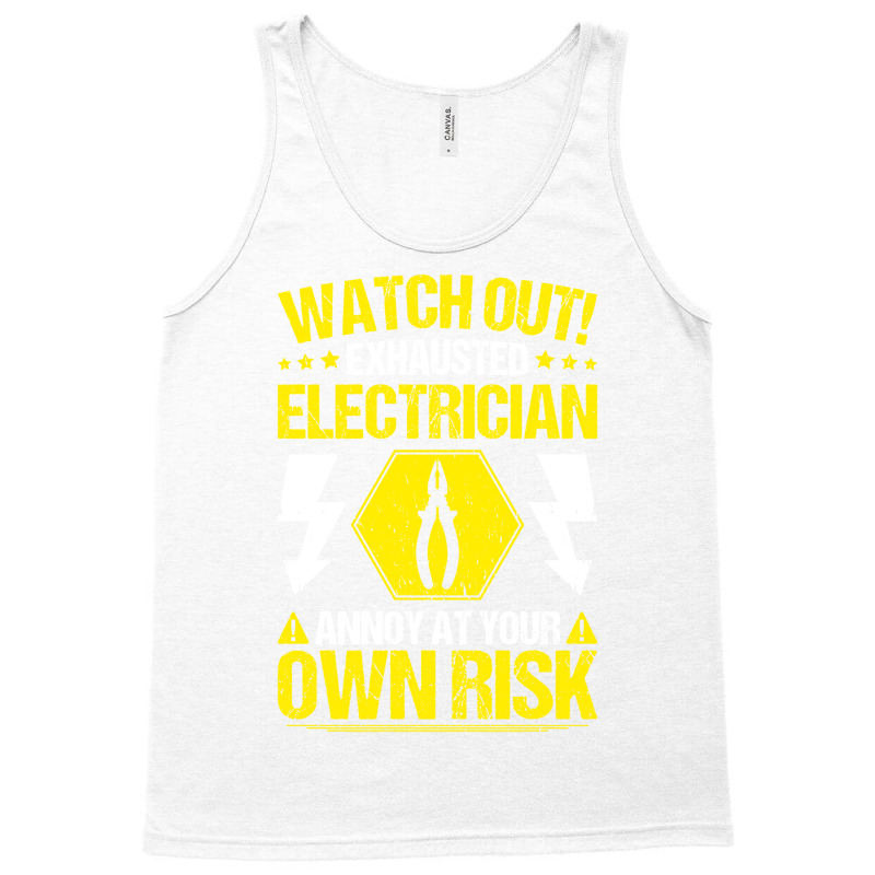 Electrician Lineman Wireman Electronics Technician Tank Top | Artistshot