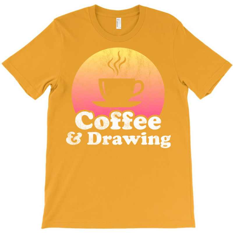 Coffee And Drawing Yellow T-shirt | Artistshot