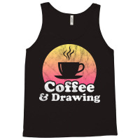 Coffee And Drawing Yellow Tank Top | Artistshot