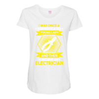 Electrician Lineman Wireman Electronics Technician Maternity Scoop Neck T-shirt | Artistshot