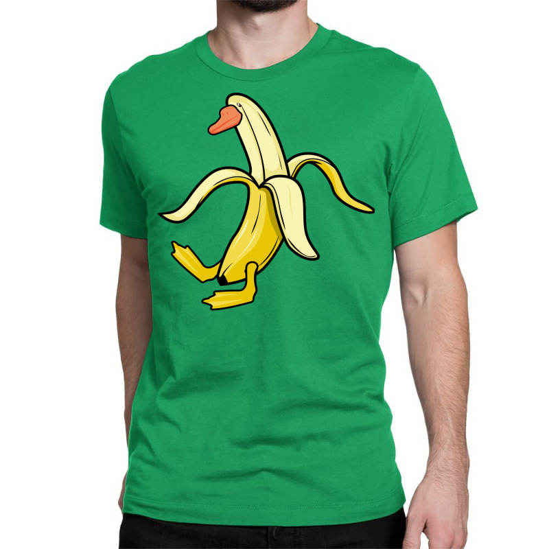 Funny Animal Lover Duck In Banana Duck Stars Classic T-shirt by thuthuklinto8 | Artistshot