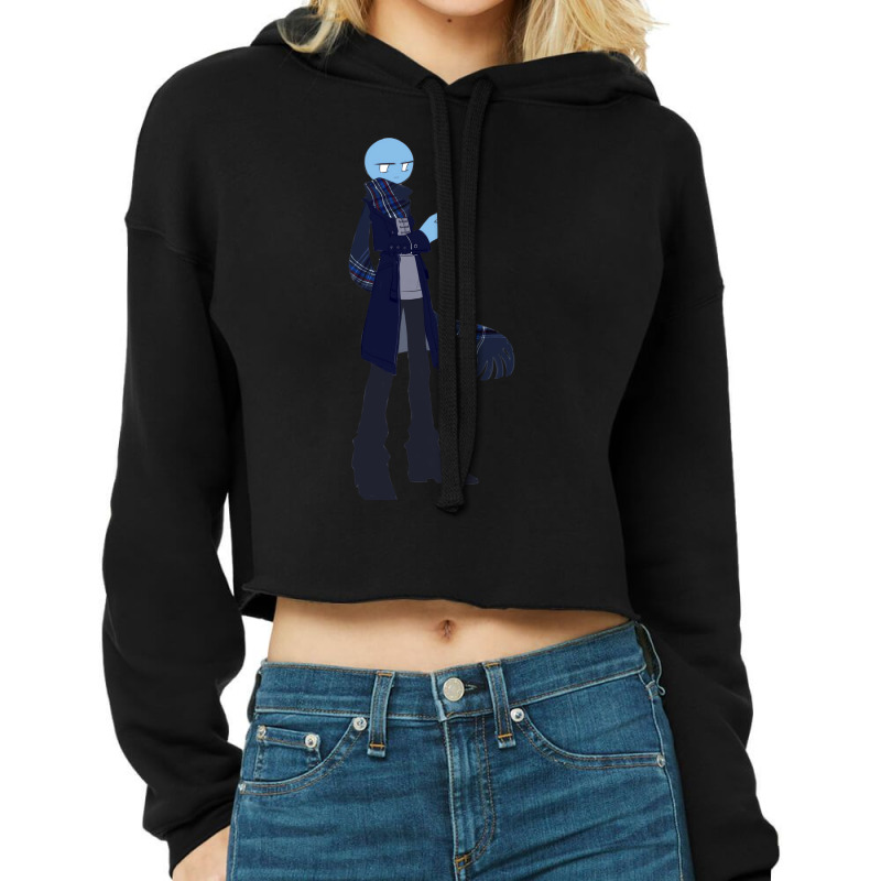 Alan Animation Becker Fashion Blue Cropped Hoodie by gambaaninkl | Artistshot