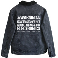 Electrician Lineman Wireman Electronics Technician Unisex Sherpa-lined Denim Jacket | Artistshot