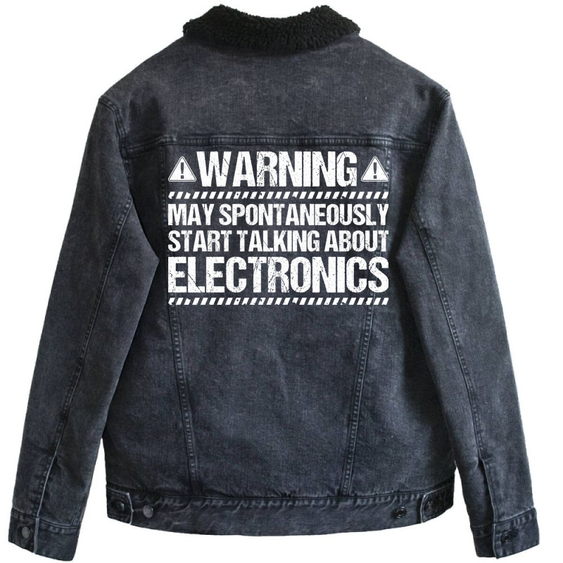 Electrician Lineman Wireman Electronics Technician Unisex Sherpa-Lined Denim Jacket by oliviibasscz | Artistshot