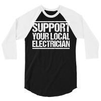 Electrician Lineman Wireman Electronics Technician 3/4 Sleeve Shirt | Artistshot