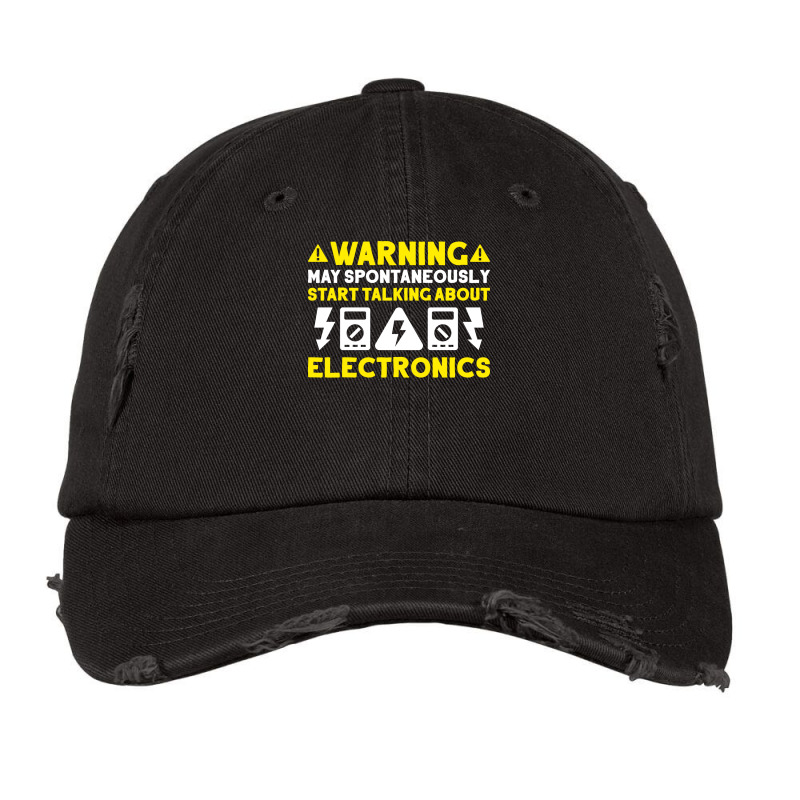 Electrician Lineman Wireman Electronics Technician Vintage Cap by mennahprojal8 | Artistshot