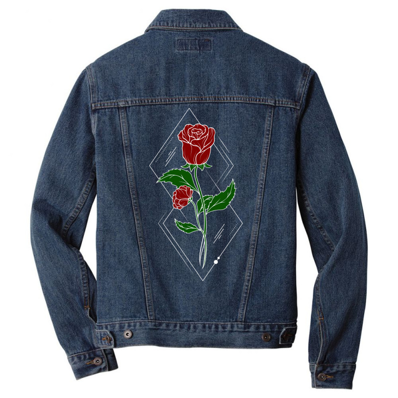 Roses Girl Men Denim Jacket | Artistshot