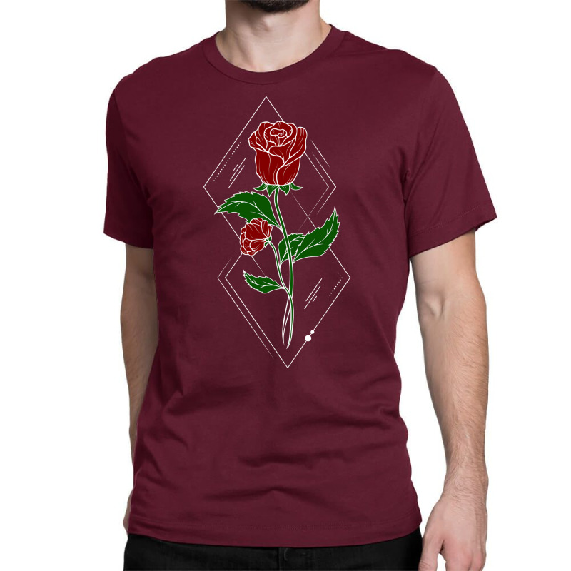 Roses Girl Classic T-shirt | Artistshot