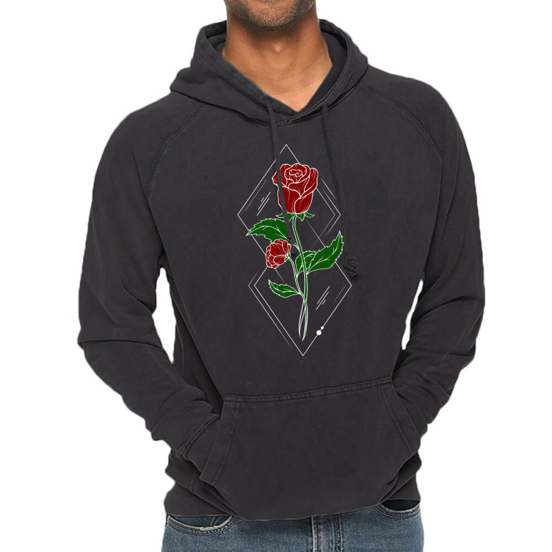 Roses Girl Vintage Hoodie | Artistshot