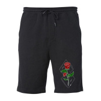 Roses Girl Fleece Short | Artistshot