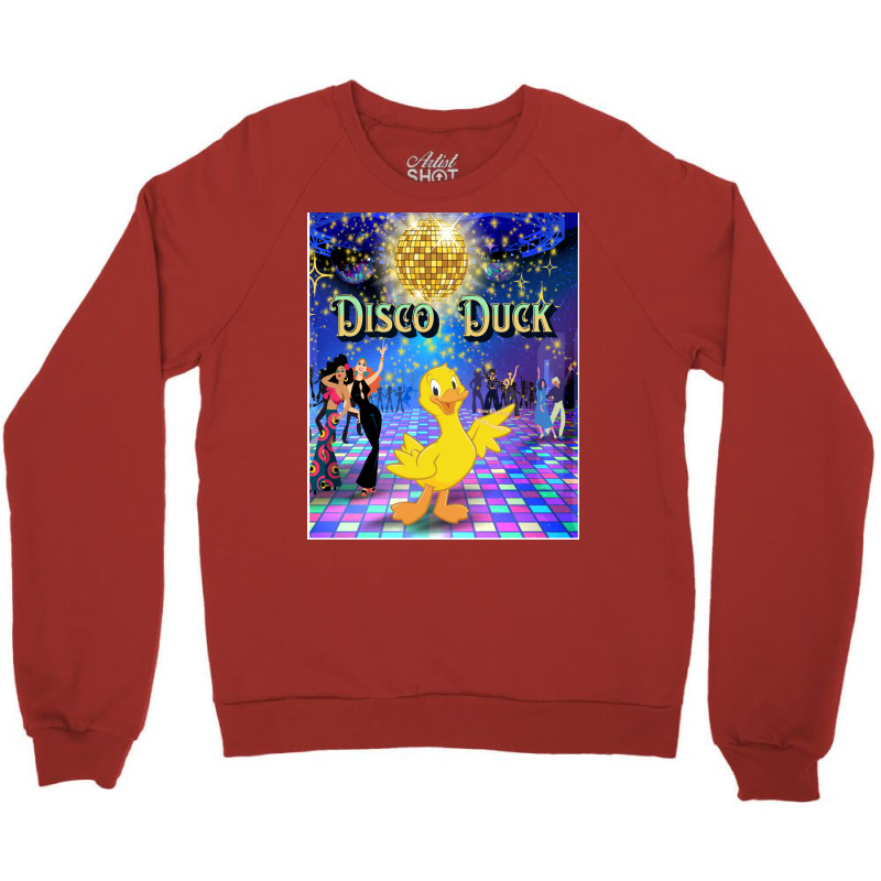 Disko Duck Girl Crewneck Sweatshirt by argirwpaenov9 | Artistshot