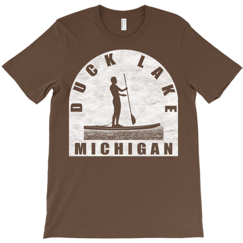 Duck Lake Paddleboarding Michigan Gift T-shirt | Artistshot