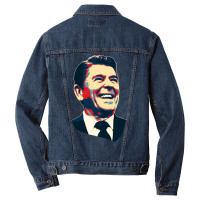 Ronald Reagan Pop Art Men Denim Jacket | Artistshot