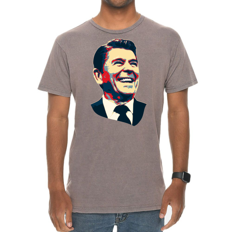 Ronald Reagan Pop Art Vintage T-shirt | Artistshot