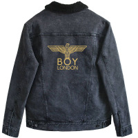 Boy-london Unisex Sherpa-lined Denim Jacket | Artistshot