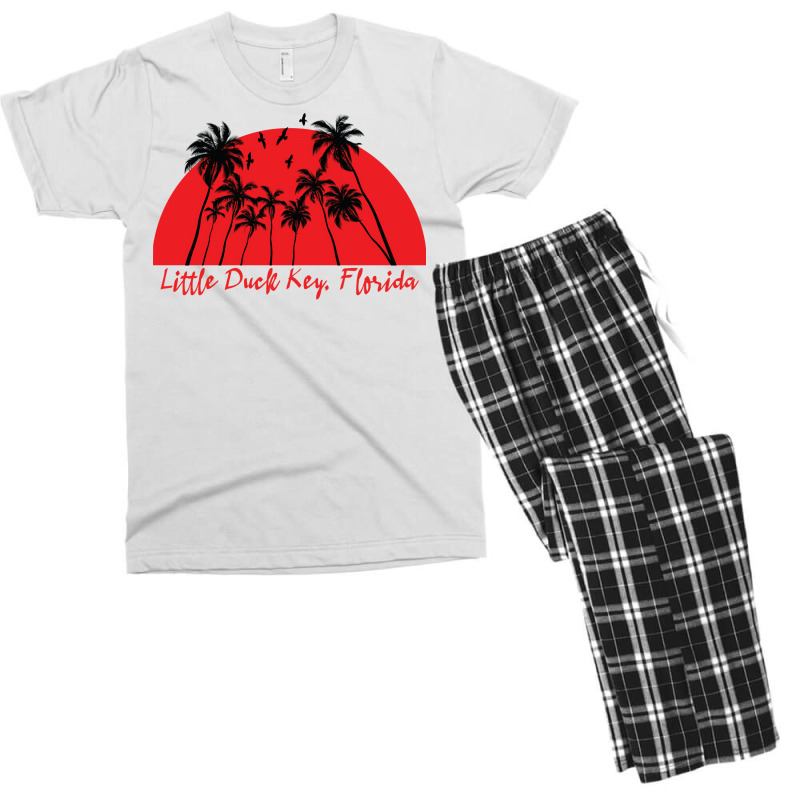 Little Duck Key Florida Funny Men's T-shirt Pajama Set by argirwpaenov9 | Artistshot