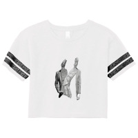 Futuristic Couple Quote Scorecard Crop Tee | Artistshot