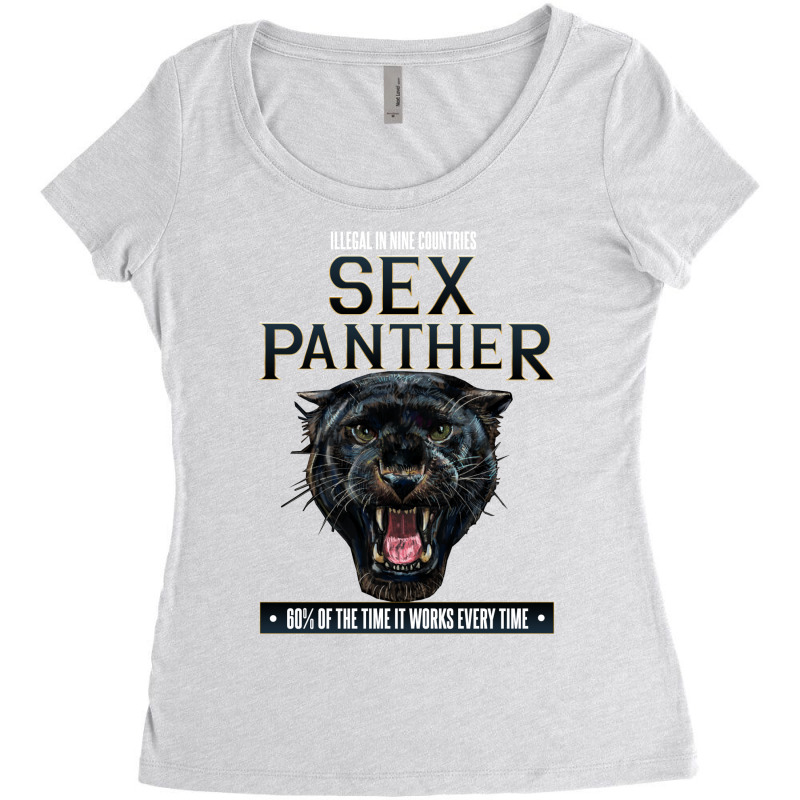 Sex Panther   Illegal In Nine Countries Women's Triblend Scoop T-shirt by jepthabaabiw | Artistshot