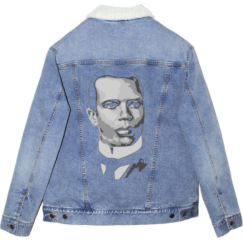 Scott Joplin 1 Unisex Sherpa-Lined Denim Jacket by basheebikuvan | Artistshot