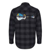 Nature Guitar   Colorful Watercolor Flannel Shirt | Artistshot