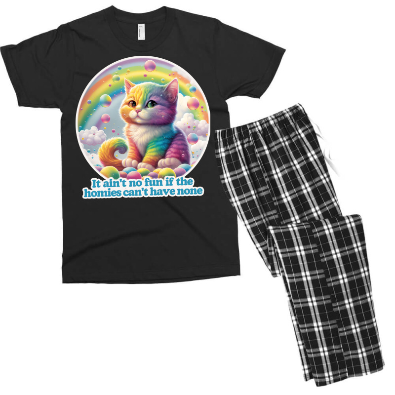 It Aint No Fun If The Homies Cant Have None Funny Men's T-shirt Pajama Set | Artistshot