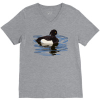 Tufted Duck Yellow V-neck Tee | Artistshot