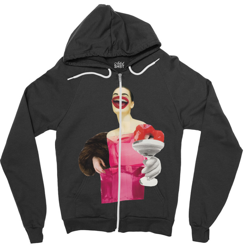 Cocktail Time 80s Zipper Hoodie | Artistshot